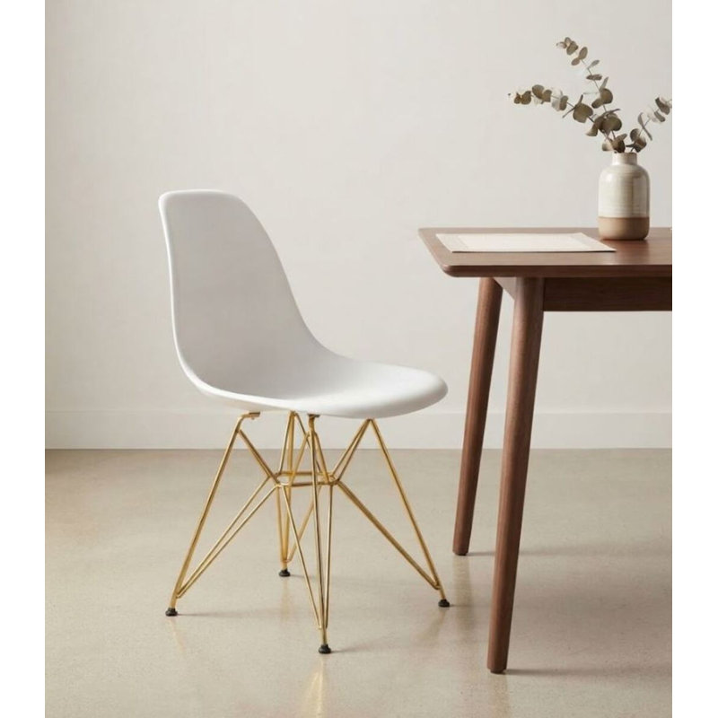 Saturn Polypropylene Dining Chair, White
