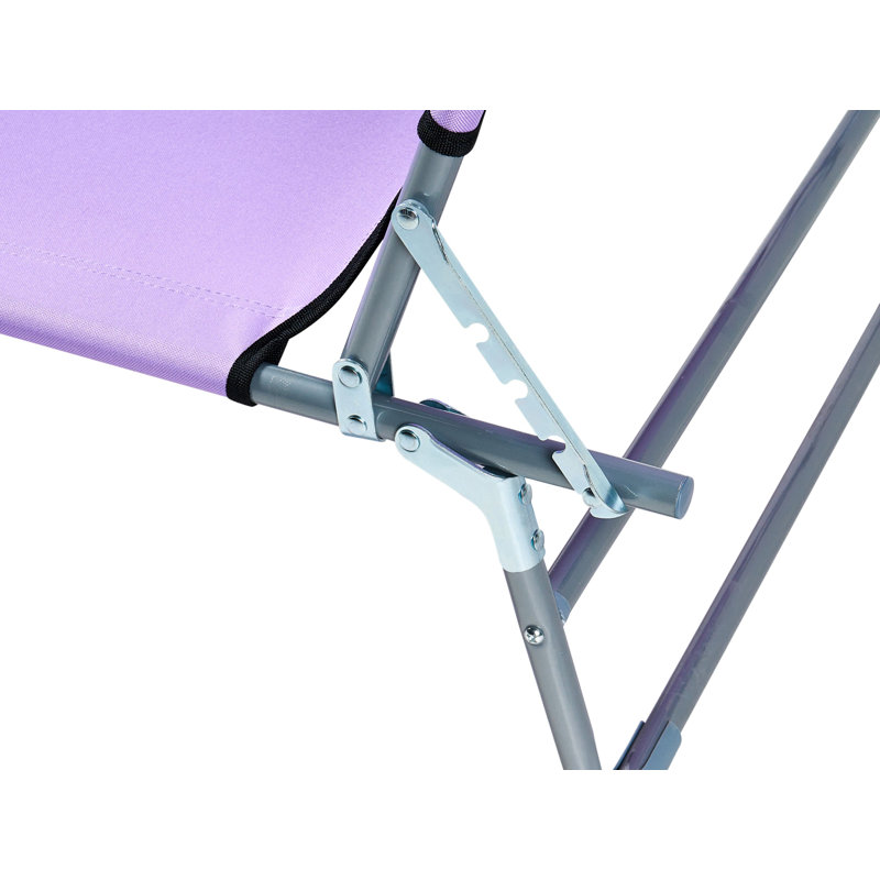 Sun Lounger FOLIGNO Metal, Purple
