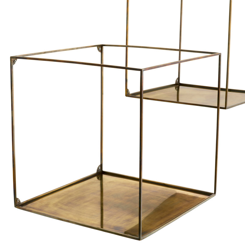 Deco Lantern, 17.72" H x 17.72" W x 17.72" D