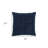 20" Blue Cotton Throw Pillow With Texture