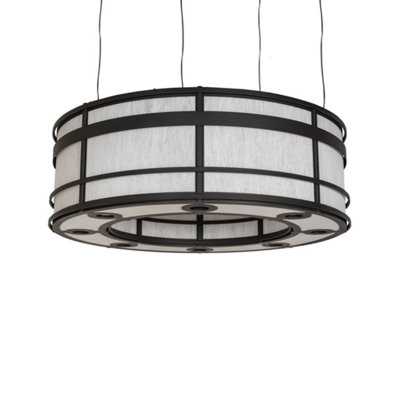 Sargent 24 - Light Drum Chandelier