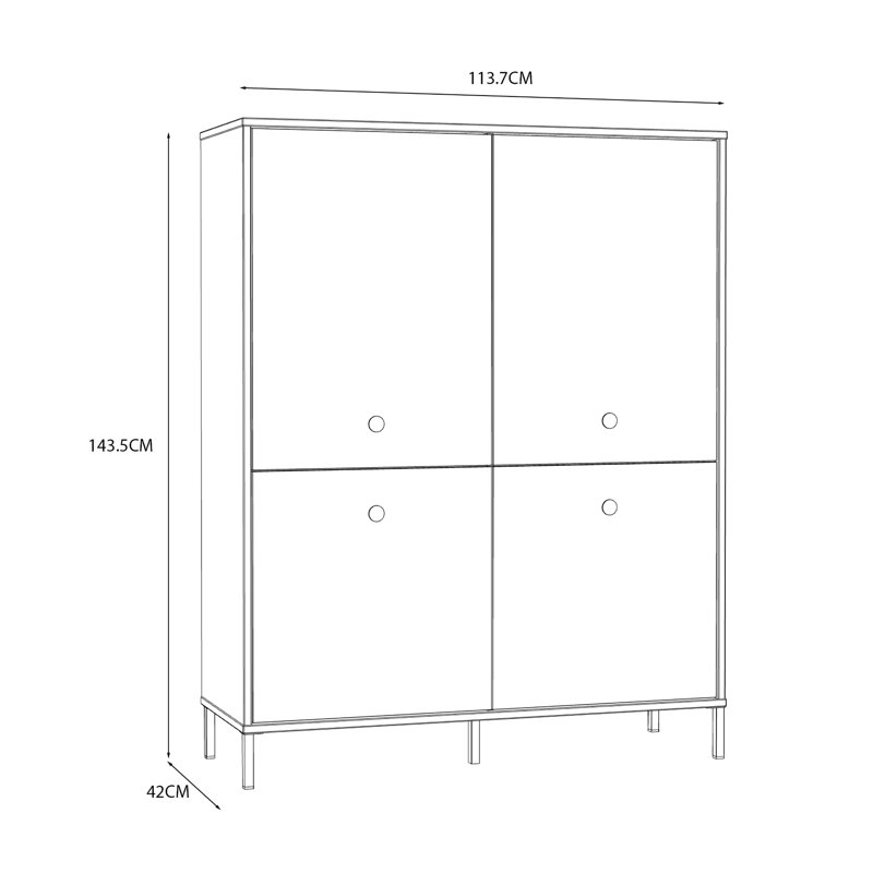 Airin 113.7cm Sideboard
