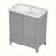 Meuble-lavabo moderne multifonctionnel avec lavabo et tiroir-105353017
