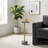 Layla Marble End Table - Side Table Perfect for Any Living Room, Bedroom, or Office-671675197