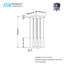 Luminaire suspendu grappe 9 lumières DEL