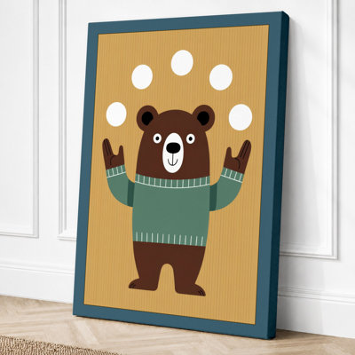 Bear In Motion Mid-Century - Print