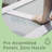 White Primed Solid Core 3-Panel Clear Slab Glass Door Suitable For Bathroom/Pantry-111605892