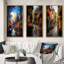 Allemagne, Dresde, ville baroque - ensemble de 3 reproductions-37165326-37165325