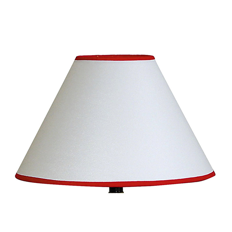 Lampe de table haute 12 po en céramique, forme baseball, abat-jour en lin