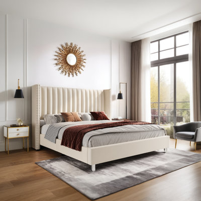 Lit plateforme tapissier Addesyn