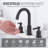 Widespread 2-handle Bathroom Faucet with Drain Assembly-100517932