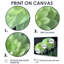 «Green Monochrom Mums Flowers Bouquet I», art mural «Mums»-1504830934-1504830928