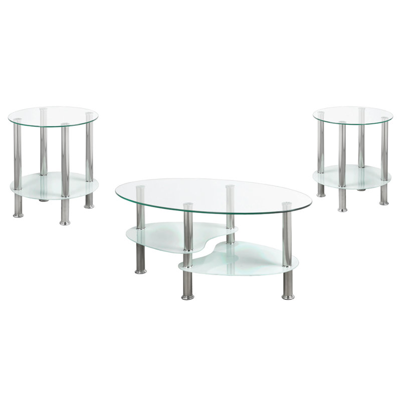 Table de bout Ratzlaff, Blanc