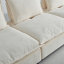 Fauteuil d'appoint sans accoudoirs avec repose-pieds-130349091