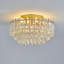 Glam Modern Raindrop Crystal Glass Chandelier Flush Mount Ceiling Light-126003711