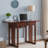 Coombs Drop Leaf Solid + Manufactured Wood Computer Writing Desk in Mission Oak