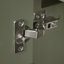 Meuble-lavabo moderne 24 po avec lavabo en céramique, porte à fermeture douce, 3 tiroirs et poignées dorées-537682854-537682872-537682874