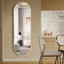 Lottie Oval Metal Framed Wall Mounted Full Length Mirror-1486022757-1530129460