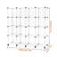 Alvi 304.8cm H Plastic Cube Bookcase-9016931-9016930