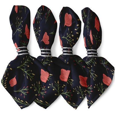 Chrishanda Spring Blooms Napkins