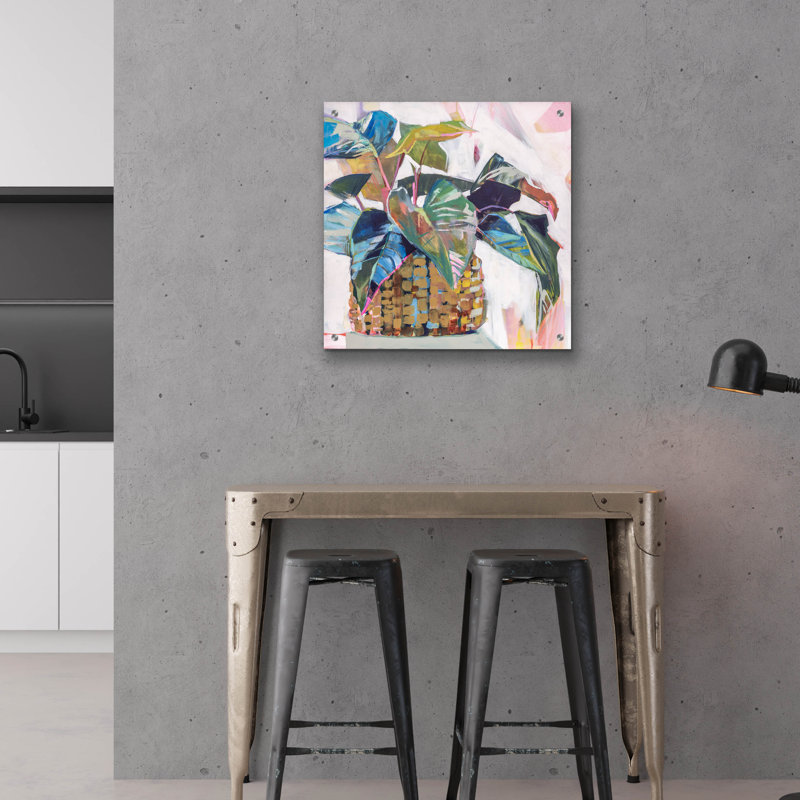 «Abbey's Greens» par Jenny Westenhofer, art mural en verre acrylique, H 24 po x l 24 po x P 0,2 po