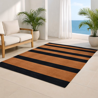 Tapis intérieur / extérieur gris HorizontalStripes