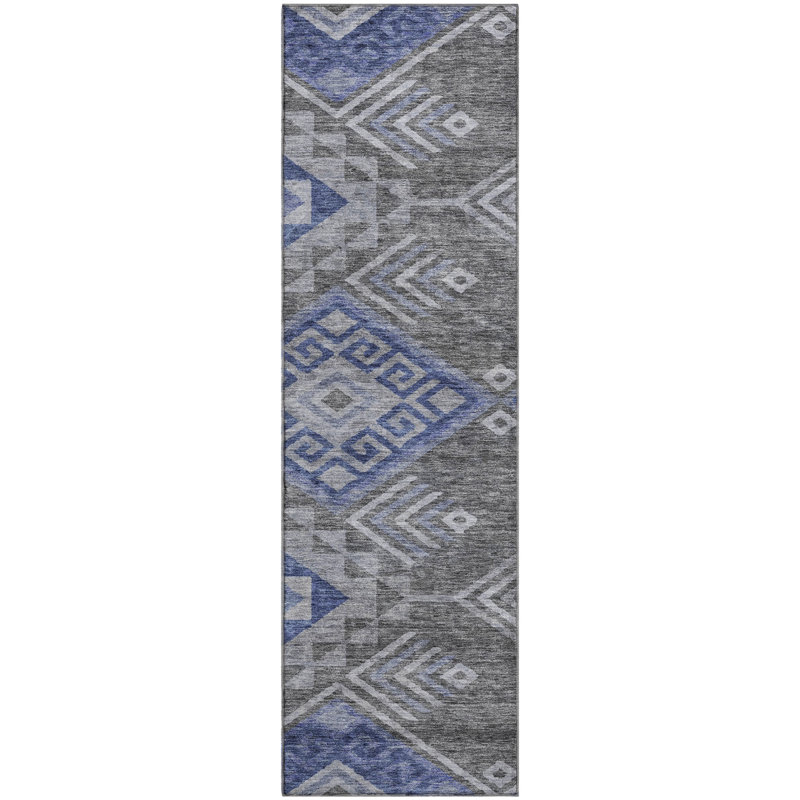 Tapis de qualité supérieure lavable à la machine Wayne AMF1091, Tapis de couloir 2 pi 3 po x 7 pi 6 po