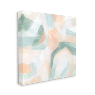 "Soft Pastel Shapes", art mural abstrait par June Erica Vess