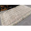 Tapis turc vintage en laine tissé à la main dans un style bohémien avec des tons neutres pour un décor de plancher antique