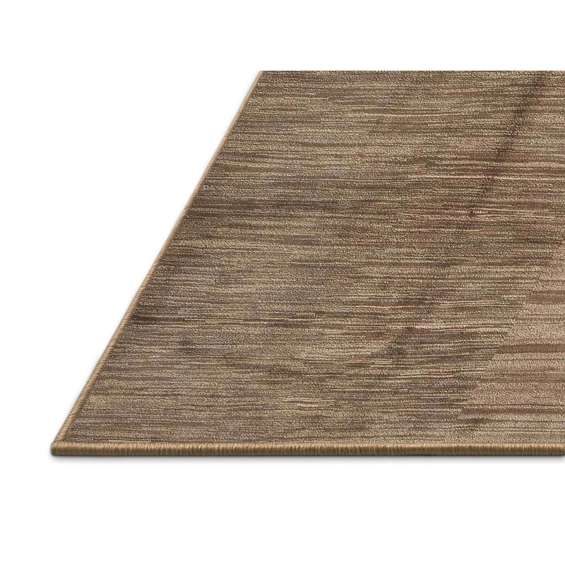 Tapis contemporain brun, Rectangle 8 pi x 12 pi