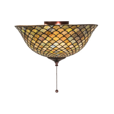Plafonnier encastré 3 lumières 16 po