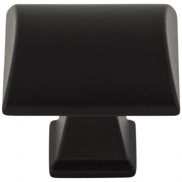 Roman Square Knob, Matte Black