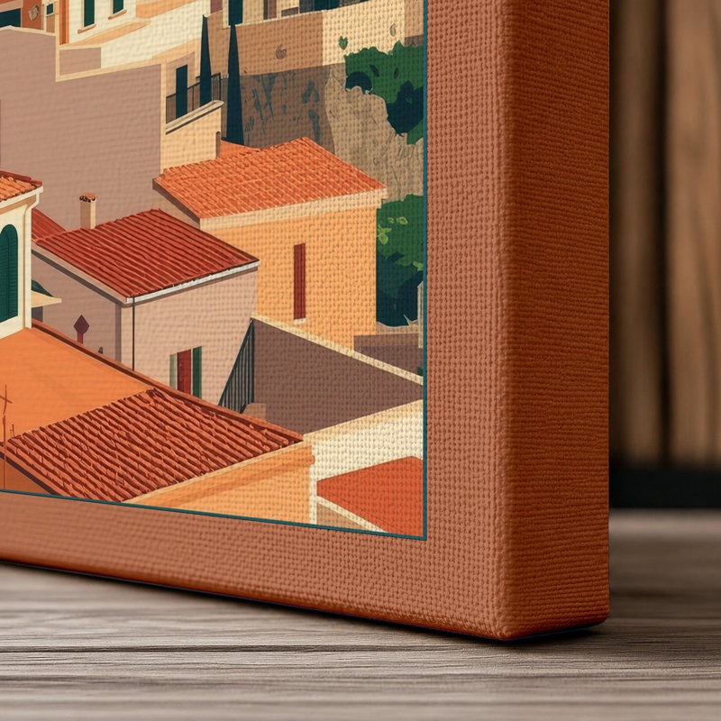 Print, 18x12 - 45.7 x 30.5 cm, Terracotta Border