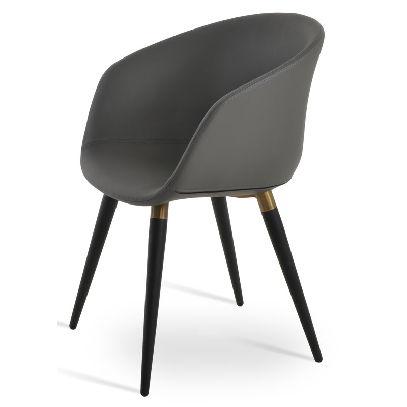 Fauteuil Tribeca Ana, Noir, Similicuir os
