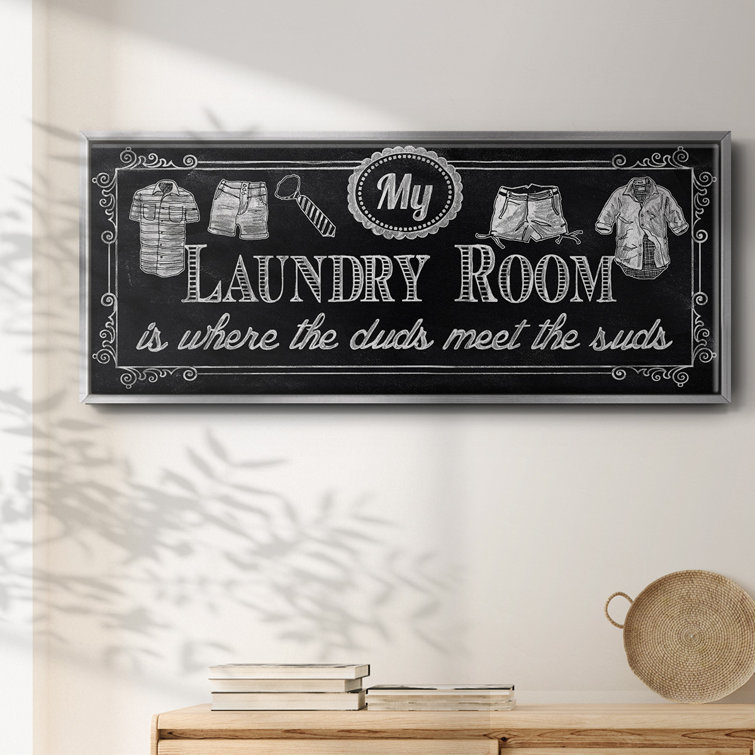 Duds and Suds- Framed Canvas