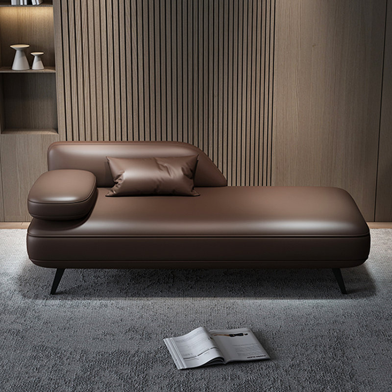Chaise longue d'intérieur Modern Modern, Orienté à gauche (vu de face), Café