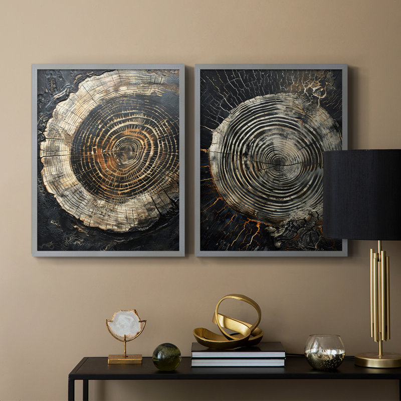 ABSTRACT Series CLX - reproduction encadrée de qualité supérieure - prête à être accrochée - aucun clou requis - aucun clou requis