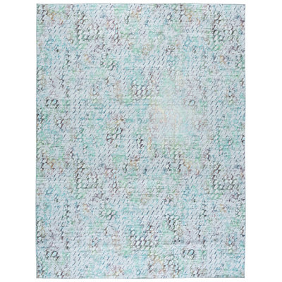 Athiran Performance Machine Washable Abstract Rug