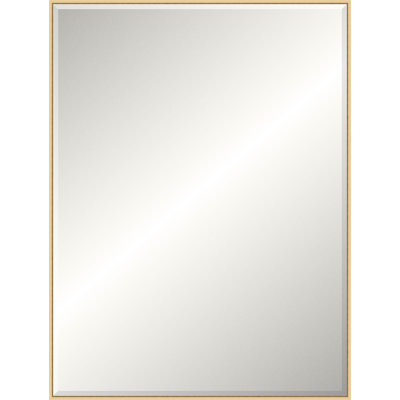 Floater 3 Solid Wood Beveled Mirror
