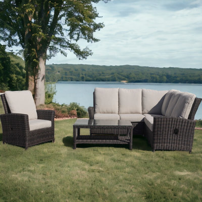 Littlehampton 6 - Person Patio Conversation Set with Cushions