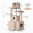 63" Multi-Functional Cat Tree with Litter Box