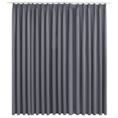  Blackout Curtain With Hooks 114.2X96.5"