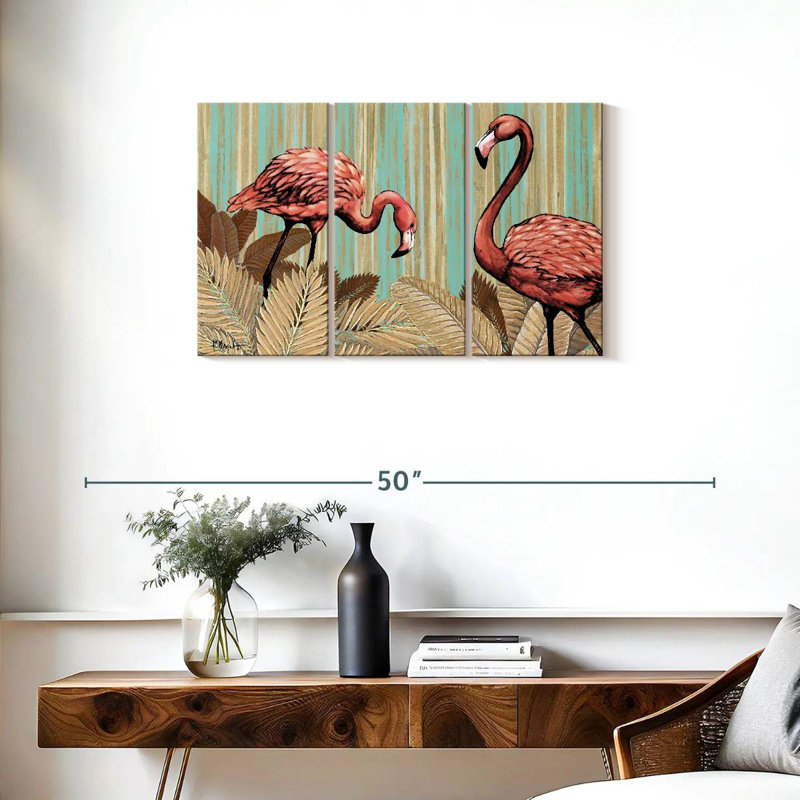 Brampt Retro Flamingo, 20" H x 33" W