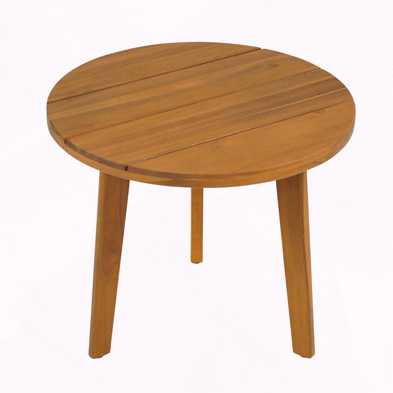 Acacia Round Multi Use Outdoor Side Table