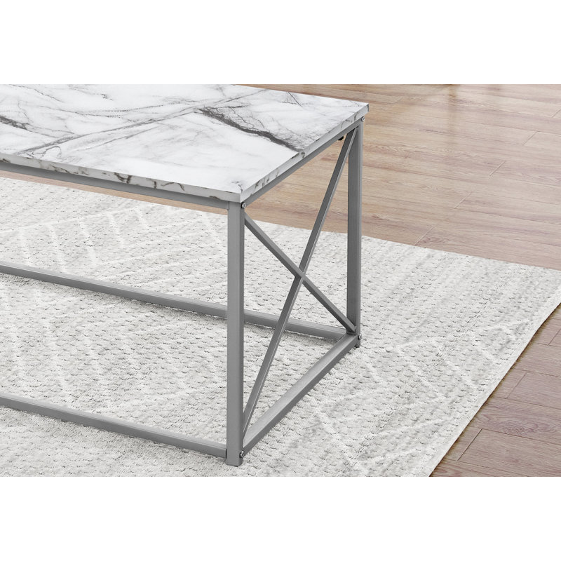 Ensemble de table, ensemble de 3 pièces, café, bout, côté, décor, salon, stratifié aspect marbre noir, métal, contemporain, moderne