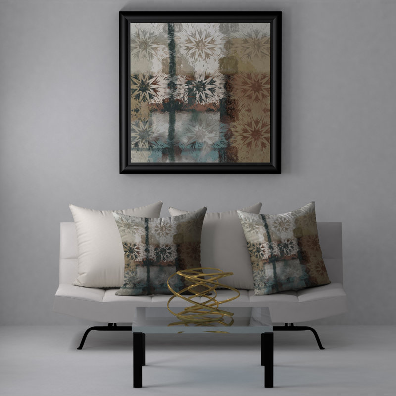 Housse de coussin décorative carrée et insert, 24 po x 24 po