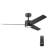 Honeywell Altan 52" Matte Black Ceiling Fan with Adjustable LED Light-124267453-124267450
