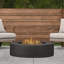 La Valle Concrete Propane Fire pit Table-1074353236