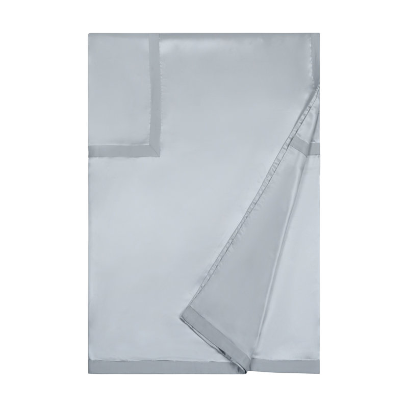 Lustro Duvet Cover, Twin Duvet Cover, Frost Blue