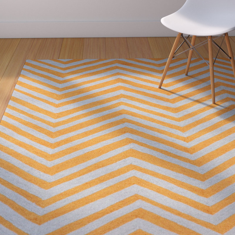 Tapis orange Adaija, 5 pi x 8 pi